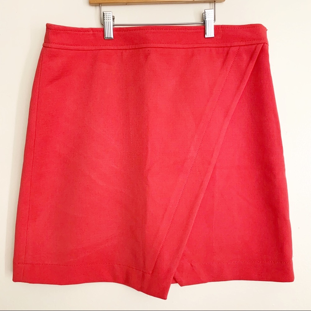 Mini Faux Wrap Skirt